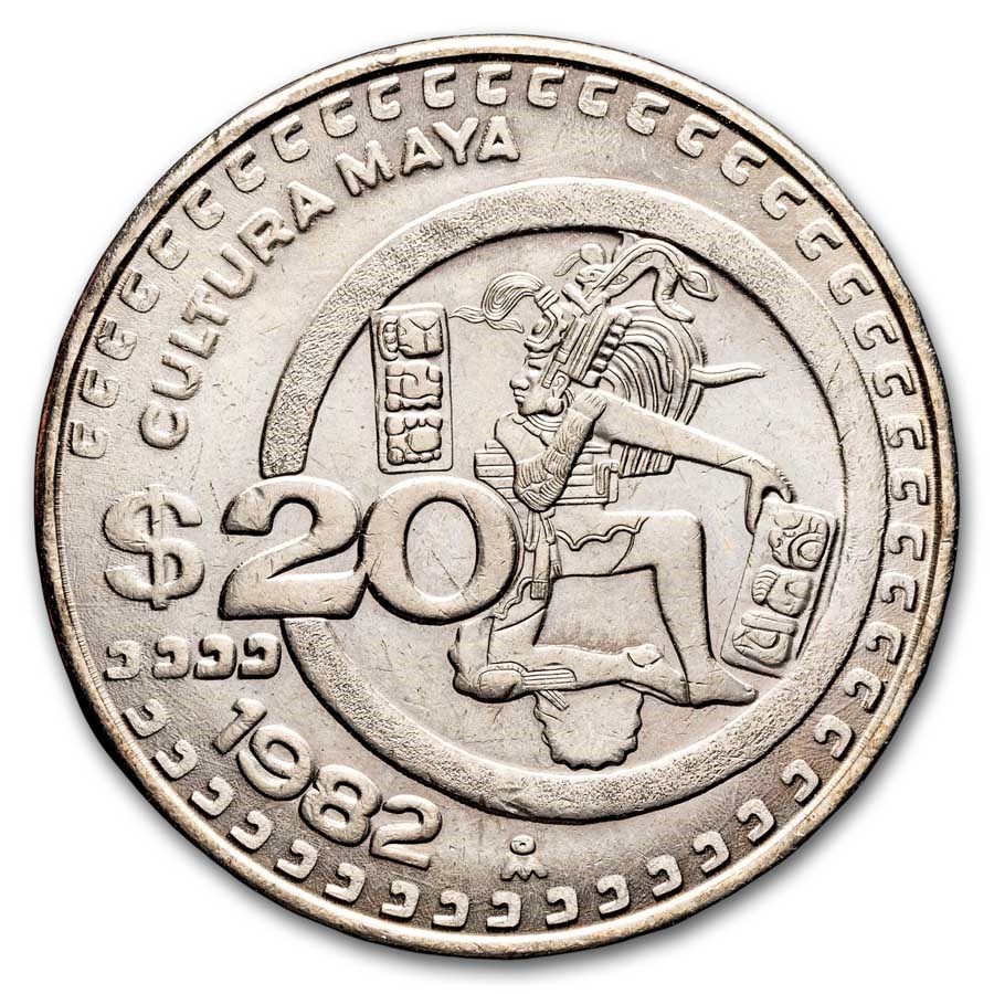 1980-1984 Mexico 20 Pesos AU/BU