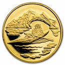 1980 Canada 1/2 oz Prf Gold $100 Arctic Territories (Impaired)