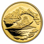 1980 Canada 1/2 oz Prf Gold $100 Arctic Territories (Impaired)