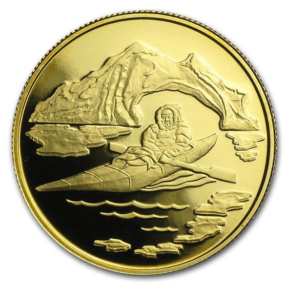 1980 Canada 1/2 oz Proof Gold $100 Arctic Territories (Box/COA) 1980 Canada 1/2 oz Proof Gold $100 Arctic Territories (Box/COA)