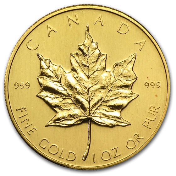 1980 Canada 1 oz Gold Maple Leaf BU 1980 Canada 1 oz Gold Maple Leaf BU