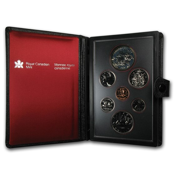 1980 Canada 7-Coin Double Dollar Specimen Set 1980 Canada 7-Coin Double Dollar Specimen Set