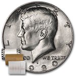 1980-D Kennedy Half Dollar 20-Coin Roll BU