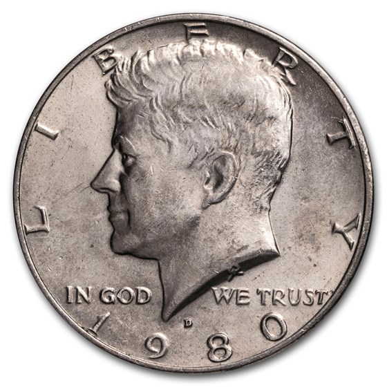1980-D Kennedy Half Dollar BU 1980-D Kennedy Half Dollar BU