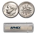 1980-D Roosevelt Dime 50-Coin Roll BU