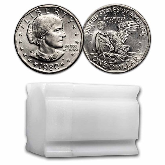 1980-D SBA 20-Coin Roll BU 1980-D SBA 20-Coin Roll BU