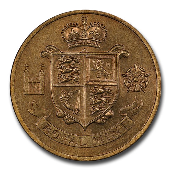 1980 Great Britain Copper-Nickel Planchet Trial MS-67 PCGS 1980 Great Britain Copper-Nickel Planchet Trial MS-67 PCGS