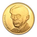 1980 Israel 1/2 oz Gold Ze’ev Jabotinsky Proof
