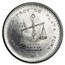 1980 Mexico 1 oz Silver Onza Balance Scale BU (Type V)