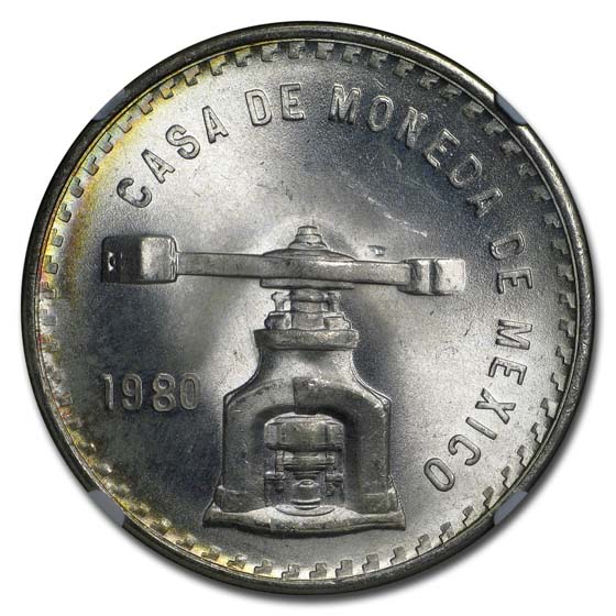 1984年 メキシコ 1オンス銀貨 MS 65 1984年 メキシコ 1オンス銀貨 MS 65 1984年 メキシコ 1オンス銀貨 MS 65