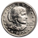 1980-P SBA 20-Coin Roll BU