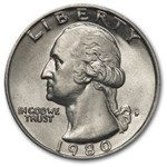 1980-P Washington Quarter BU