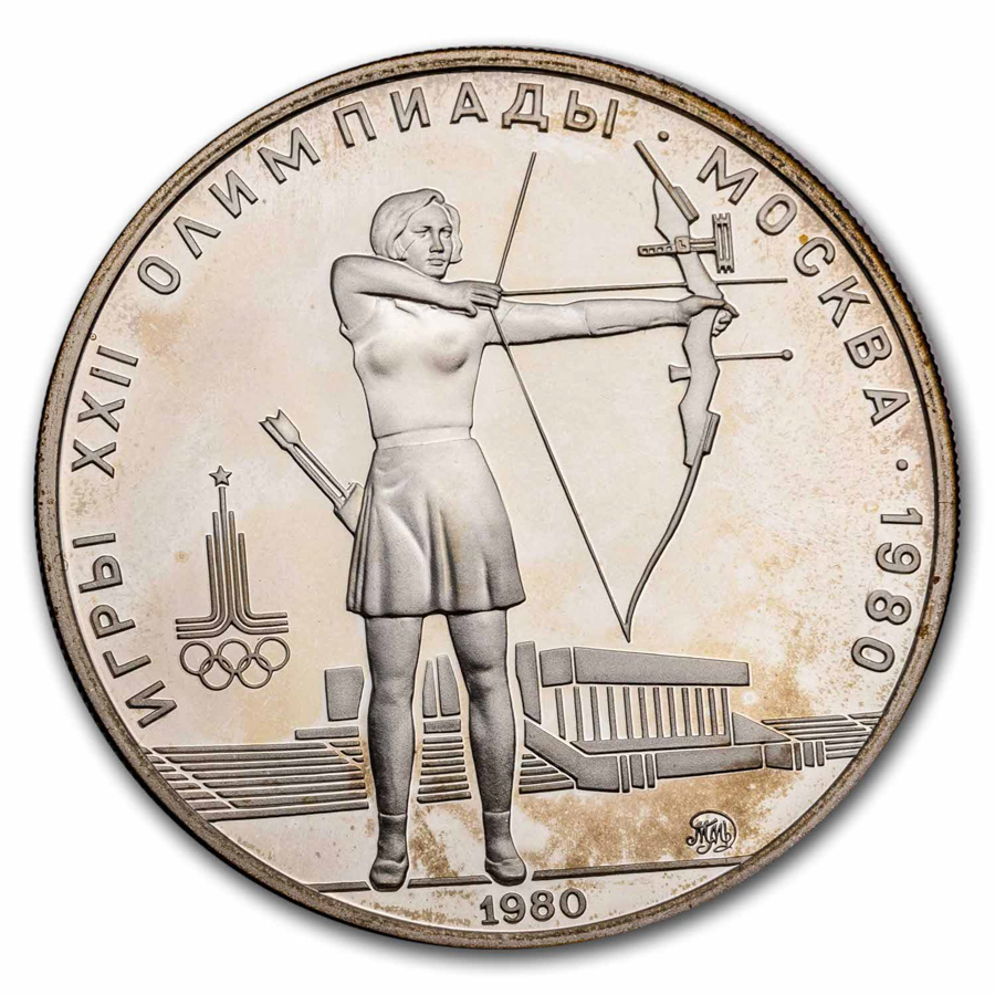 1980 Russia 28-Coin Olympics Silver Proof Set (Red) | eBay
