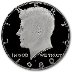 1980-S Kennedy Half Dollar Gem Proof