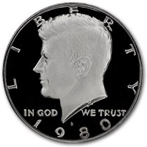 1974 S Gem Proof Kennedy Half Dollar Clad from Proof Set 1974 S Gem Proof Kennedy Half Dollar Clad from Proof Set