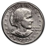 1980-S SBA 20-Coin Roll BU