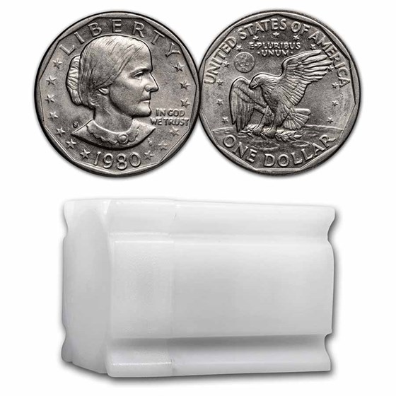 1980-S SBA 20-Coin Roll BU 1980-S SBA 20-Coin Roll BU