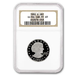 1980-S SBA Dollar PF-69 NGC 1980-S SBA Dollar PF-69 NGC