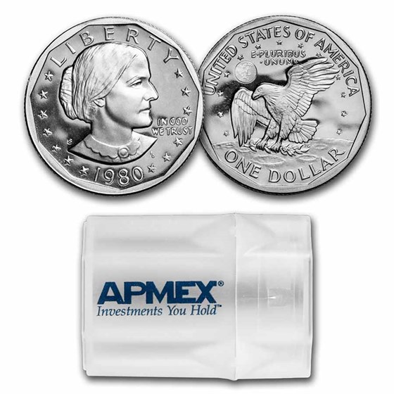 1980-S SBA Roll 20-Coin Roll Proof 1980-S SBA Roll 20-Coin Roll Proof