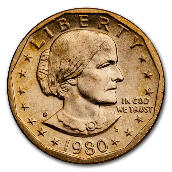 1980-S Susan B. Anthony Dollar BU