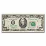 1981 $20 FRN CU (Fr#2073-B) 6 Progressive Offset Errors