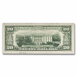 1981 $20 FRN CU (Fr#2073-B) 6 Progressive Offset Errors