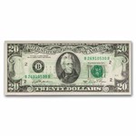 1981 $20 FRN CU (Fr#2073-B) 6 Progressive Offset Errors