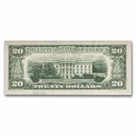 1981 $20 FRN CU (Fr#2073-B) 6 Progressive Offset Errors