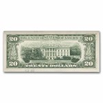 1981 $20 FRN CU (Fr#2073-B) 6 Progressive Offset Errors