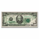 1981 $20 FRN CU (Fr#2073-B) 6 Progressive Offset Errors