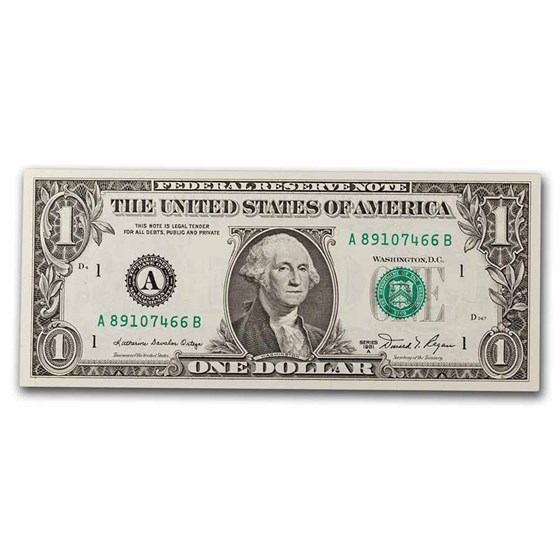 1981-A (A-Boston) $1.00 FRN CU (Fr#1912-A)