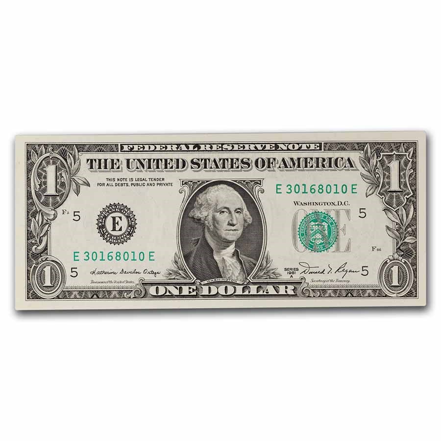 1981-A (E-Richmond) $1.00 FRN CU (Fr#1912-E)