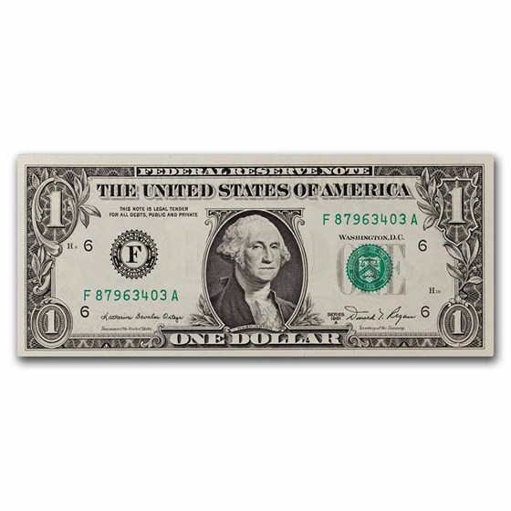 1981-A (F-Atlanta) $1.00 FRN CU (Fr#1912-F) 1981-A (F-Atlanta) $1.00 FRN CU (Fr#1912-F)