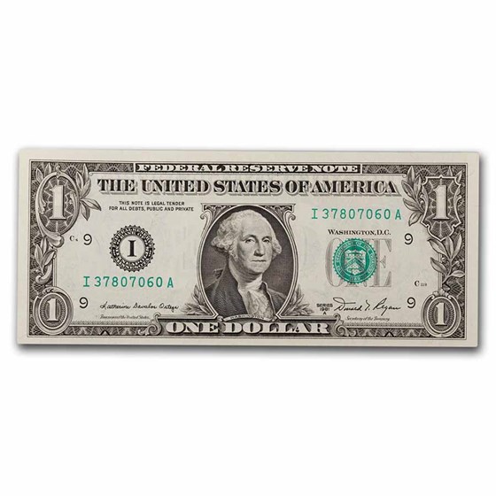 1981-A (I-Minneapolis) $1.00 FRN CU (Fr#1912-I) 1981-A (I-Minneapolis) $1.00 FRN CU (Fr#1912-I)