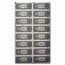 1981 (B-New York) $1.00 FRN CU (Fr#1911-B) 16 Note Uncut Sheet