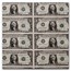 1981 (B-New York) $1.00 FRN CU (Fr#1911-B) 16 Note Uncut Sheet