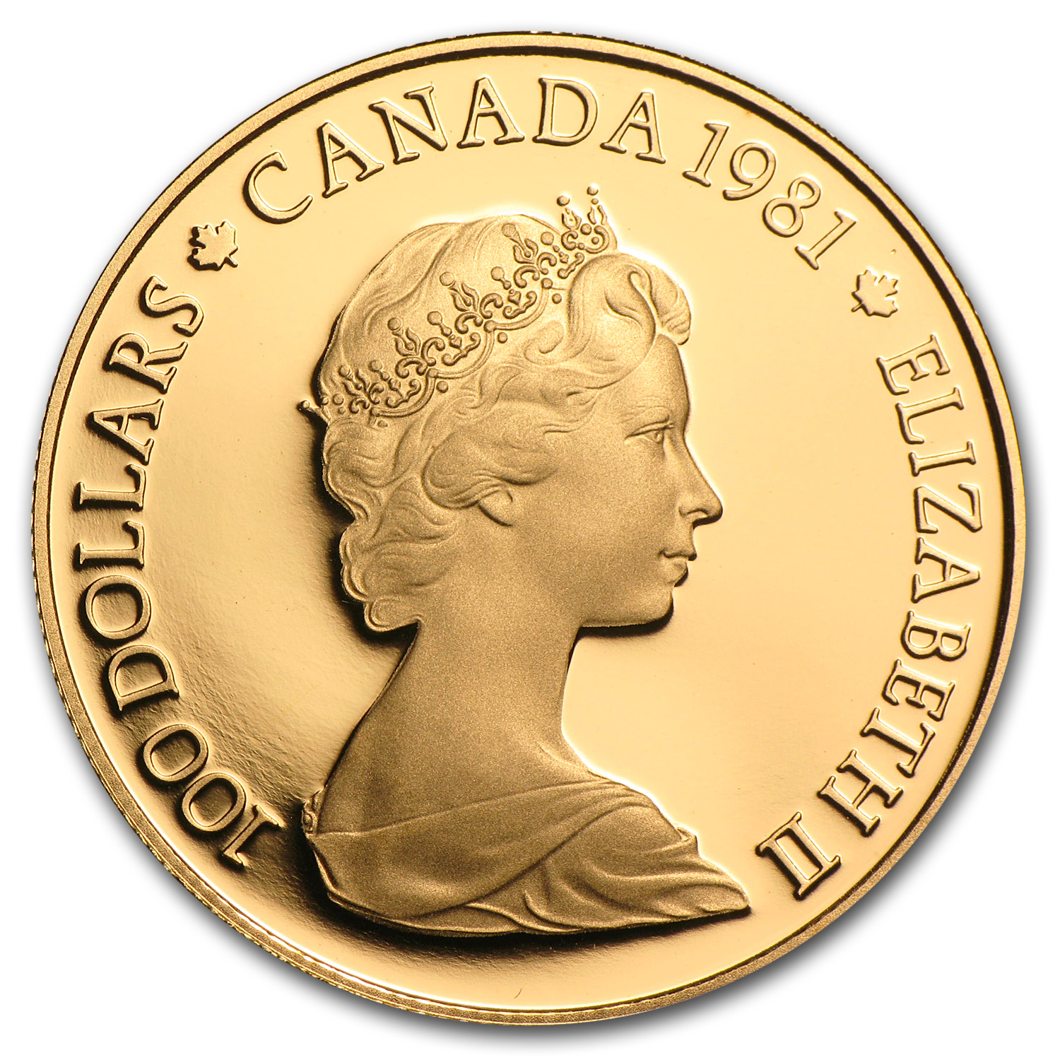 Buy 1981 Canada 1/2 oz Proof Gold $100 National Anthem: O Canada