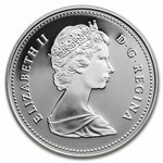1981 Canada Silver Dollar Proof (Transcontinental Railroad w/OGP)