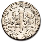 1981-D Roosevelt Dime 50-Coin Roll BU