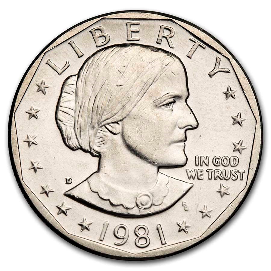1981-D Susan B. Anthony Dollar BU