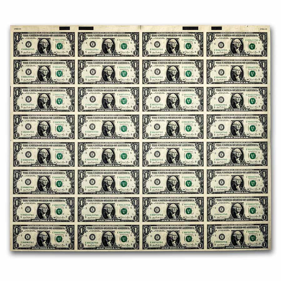 1981 (E-Richmond) $1.00 FRN CU (Fr#1911-E) 32 Uncut
