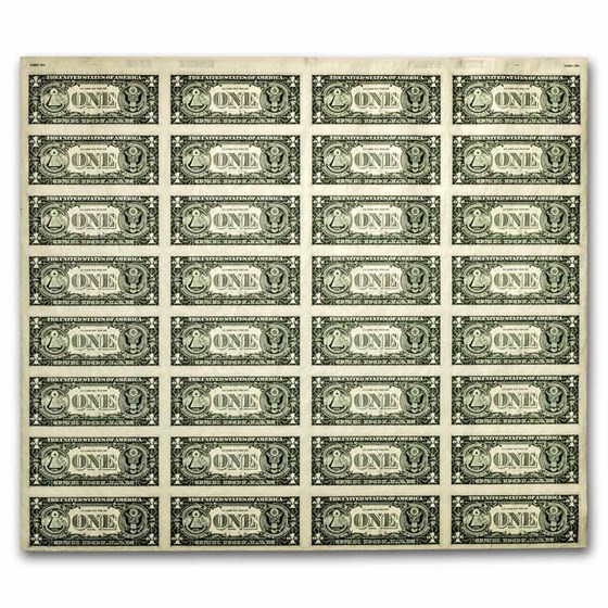 1981 (E-Richmond) $1.00 FRN CU (Fr#1911-E) 32 Uncut 1981 (E-Richmond) $1.00 FRN CU (Fr#1911-E) 32 Uncut