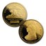 1981 Gold/Silver Round Set JM & Mallory (LTEE Beaver/Castor)