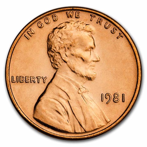 1981 Lincoln Cent BU (Red)