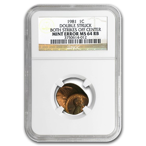 1981 Lincoln Cent Double Struck MS-64 NGC (Red/Brown) 1981 Lincoln Cent Double Struck MS-64 NGC (Red/Brown)