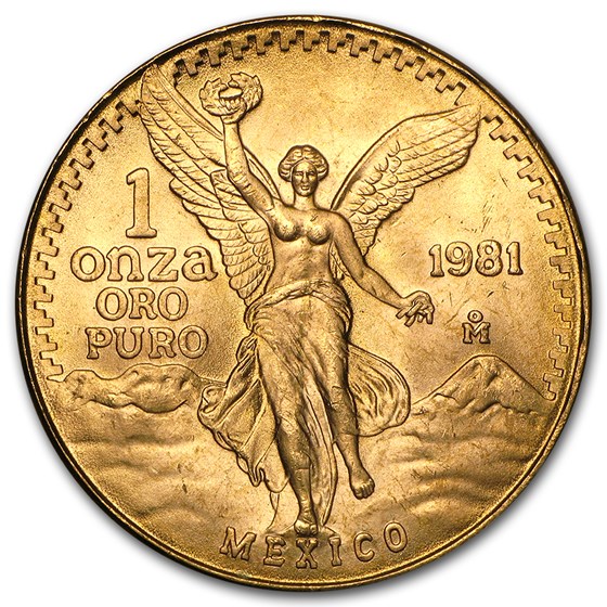 1981 Mexico 1 oz Gold Libertad BU 1981 Mexico 1 oz Gold Libertad BU