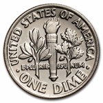 1981-P Roosevelt Dime 50-Coin Roll BU