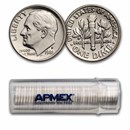1981-P Roosevelt Dime 50-Coin Roll BU