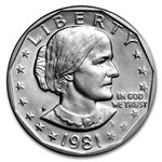 1981-P SBA 20-Coin Roll BU