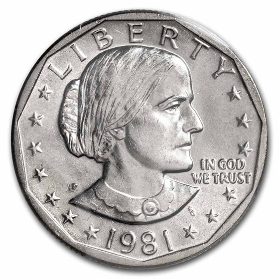 1981-P Susan B. Anthony Dollar BU